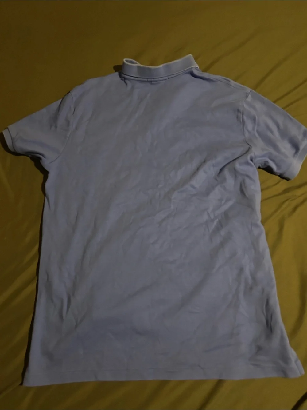 Ralph Lauren Lavender Polo with Yellow Pony Logo